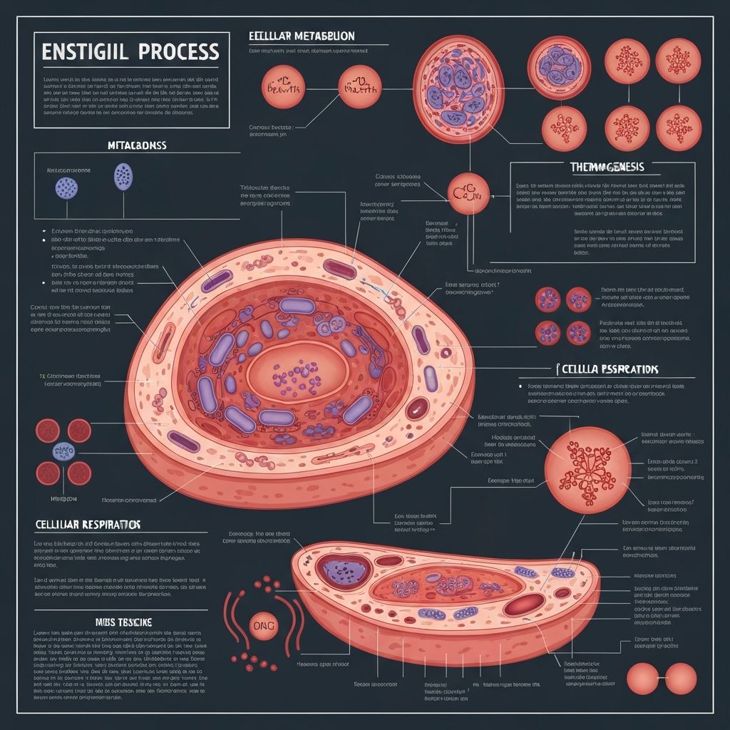 Metabolic processes illustration